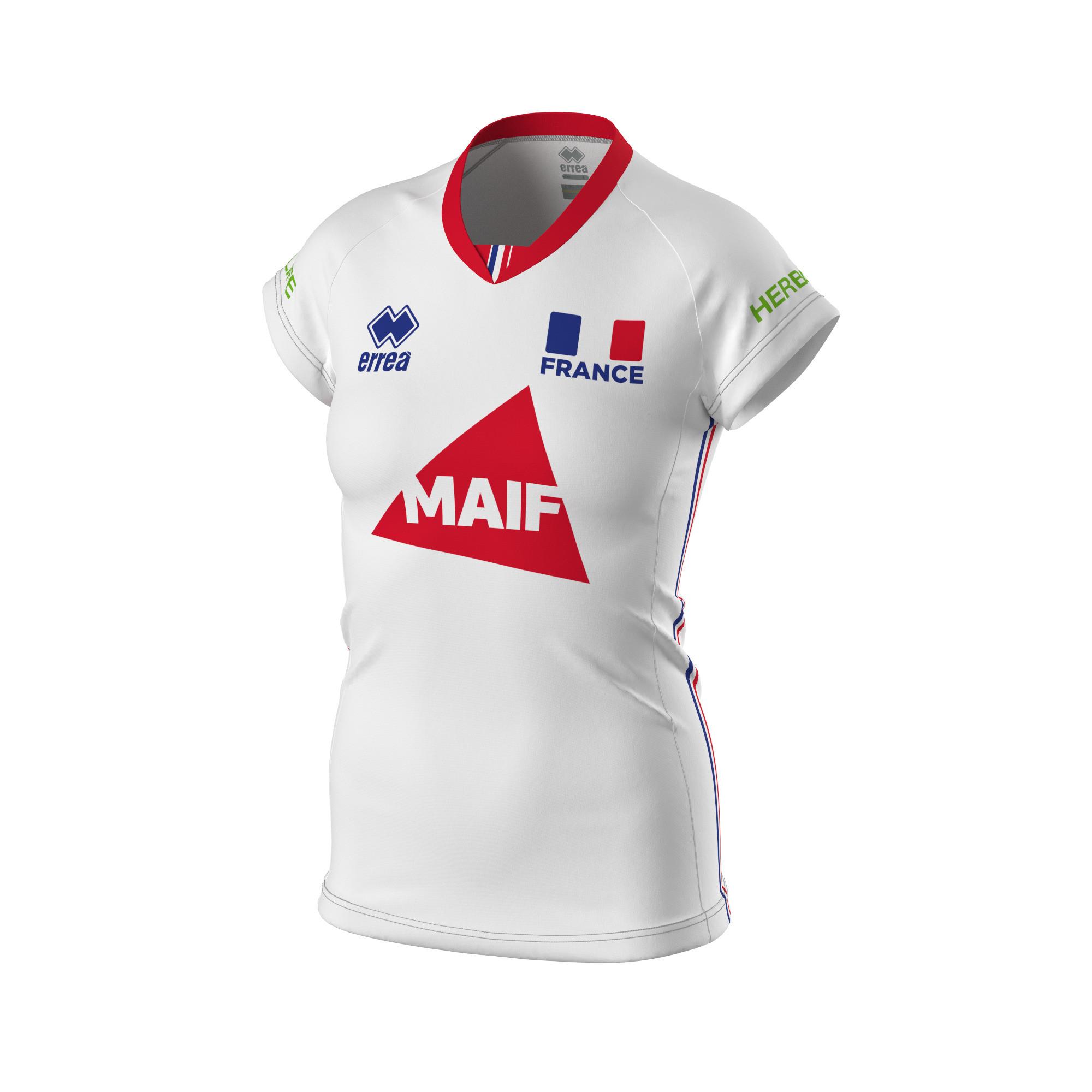 errea  maglia away ufficiale della nazionale francese 2023 da 