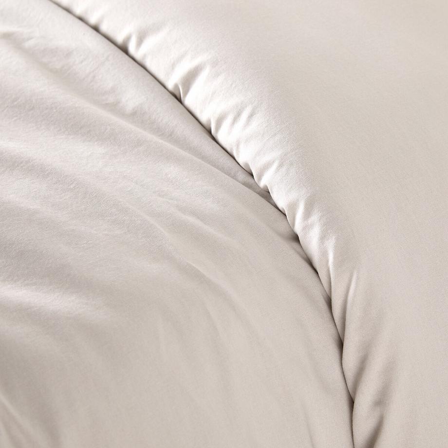 La Redoute Intérieurs Scenario Housse de couette unie en coton lavé  