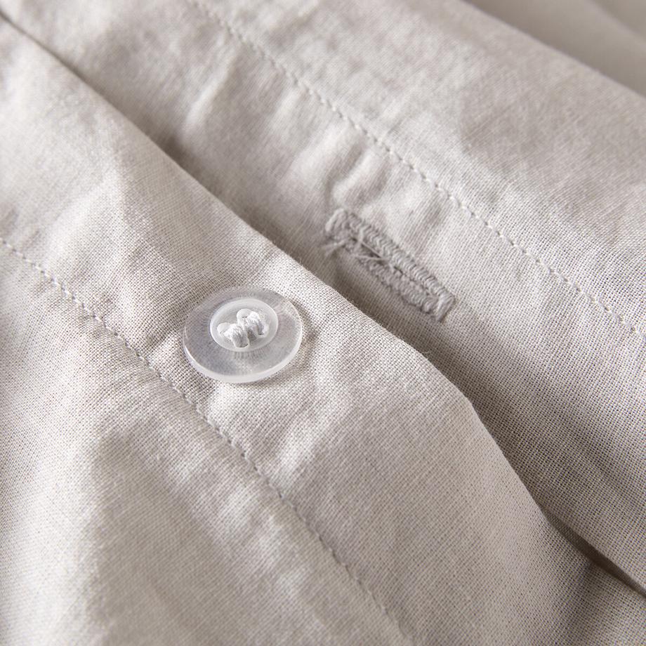 La Redoute Intérieurs Scenario Housse de couette unie en coton lavé  