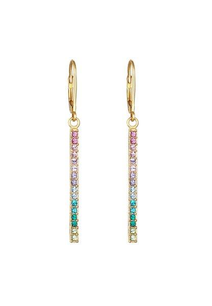 Elli  Boucles d'Oreilles Avec Cristaux 