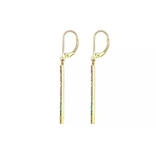 Elli  Boucles d'Oreilles Avec Cristaux 