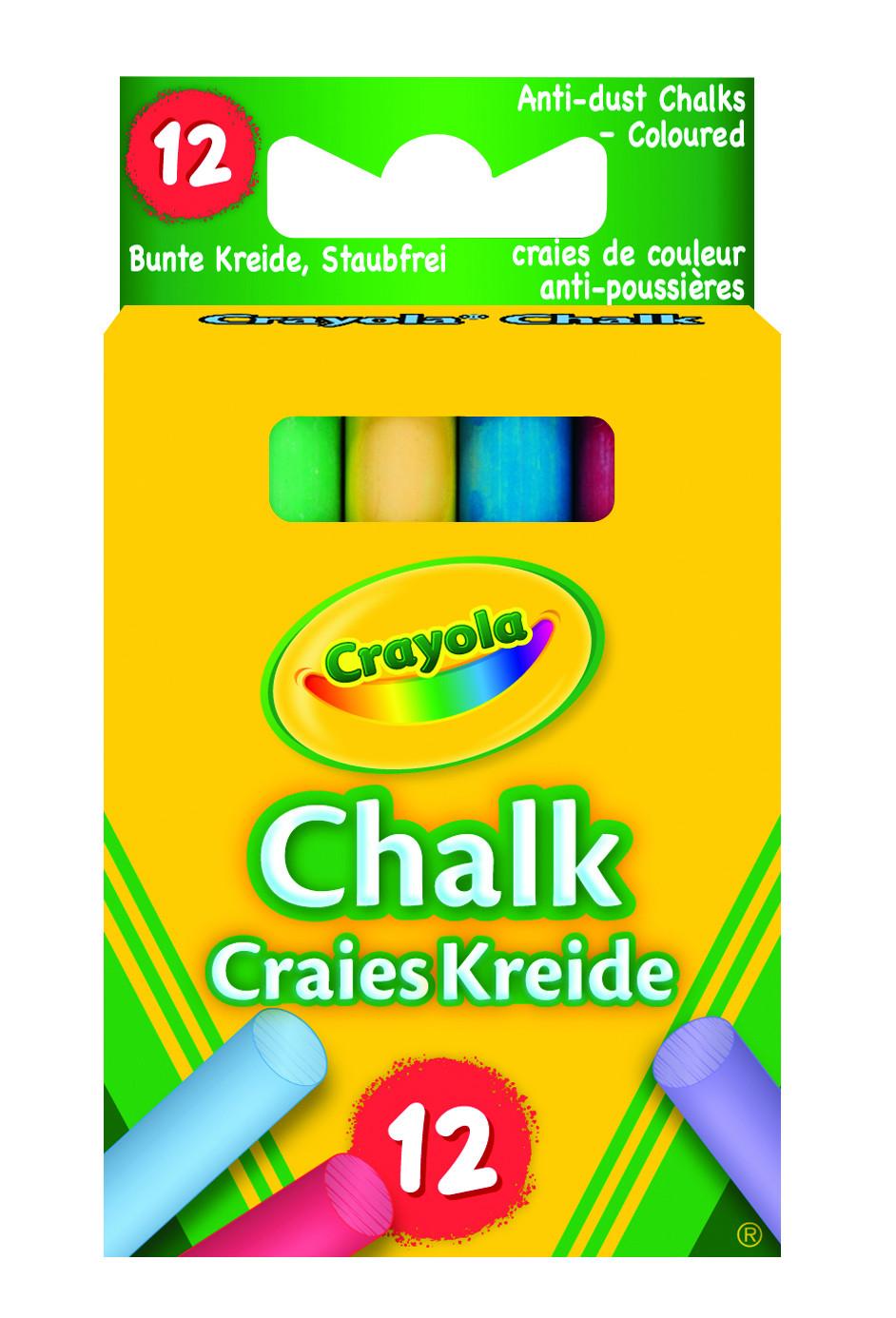Crayola  Crayola 12 coloured chalk Multi 12 pz 