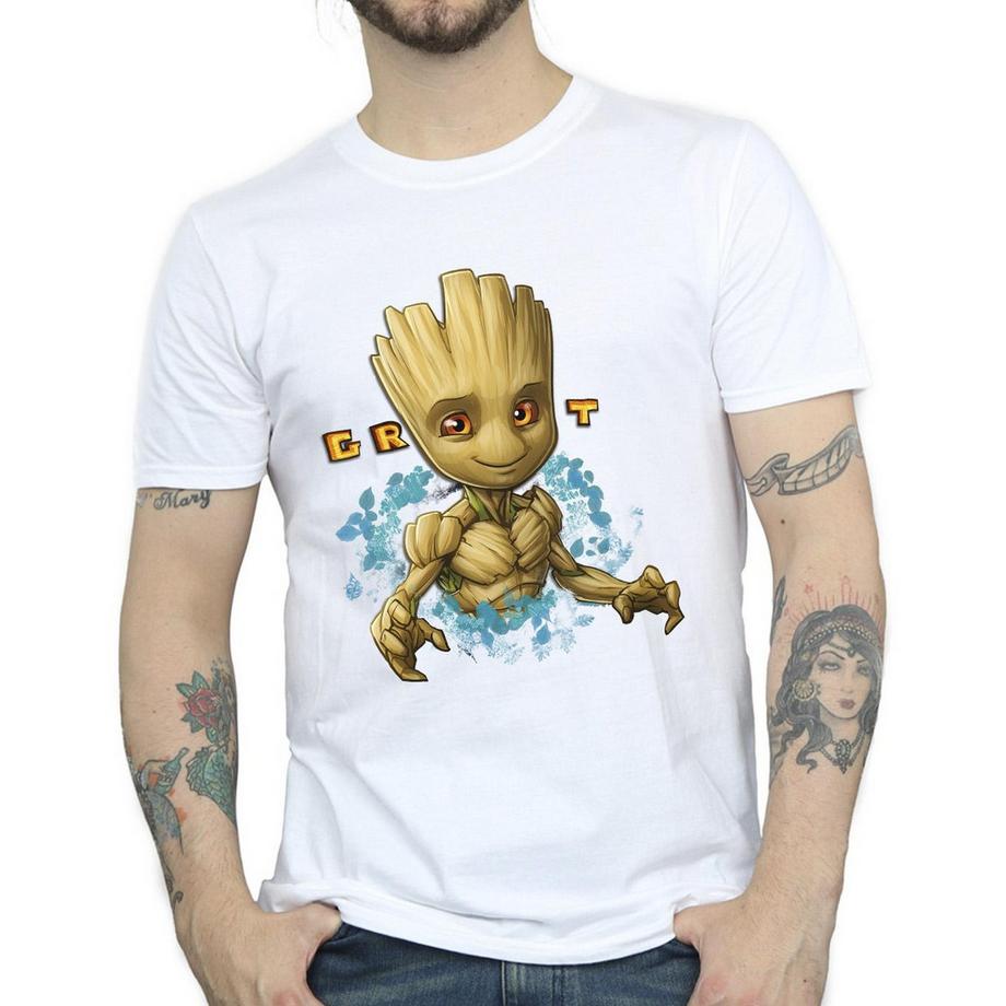 Guardians Of The Galaxy T-Shirt Imprimé Graphique Groot  