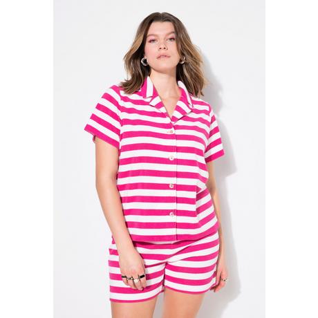 Studio Untold Pigiama Corto Due Pezzi a Righe in Spugna  