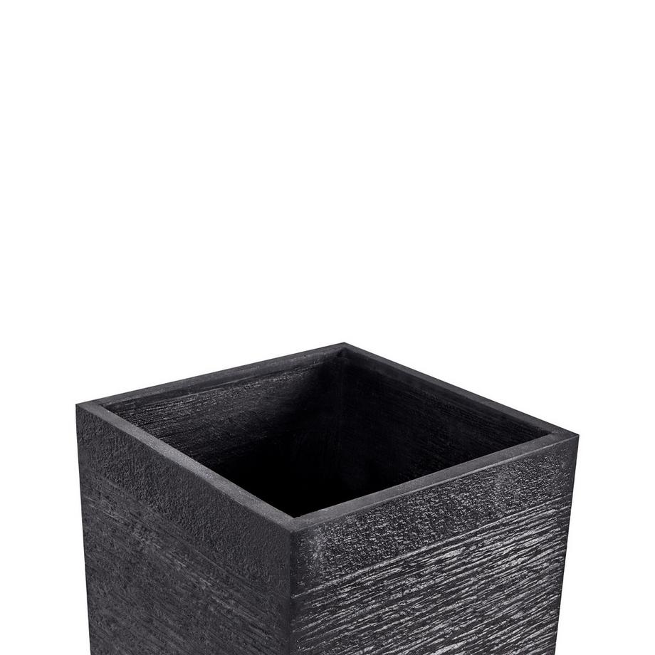 Beliani Blumenkübel aus Lehm-Faser-Mischung Klassisch DION  