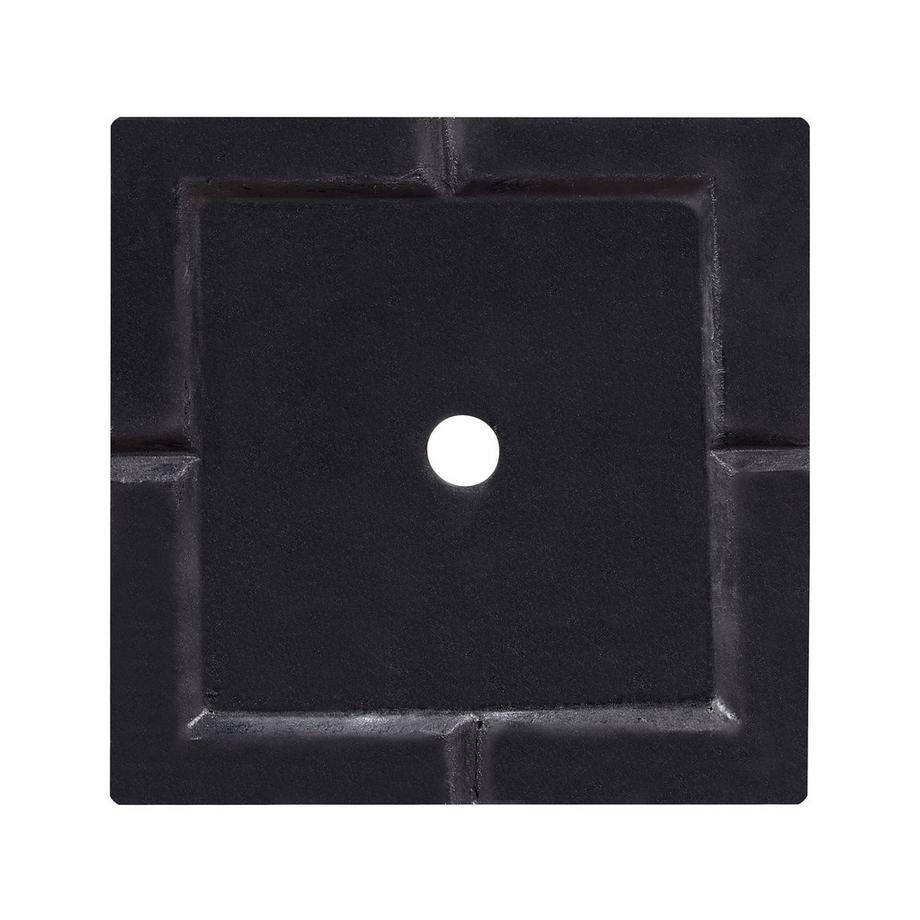 Beliani Blumenkübel aus Lehm-Faser-Mischung Klassisch DION  