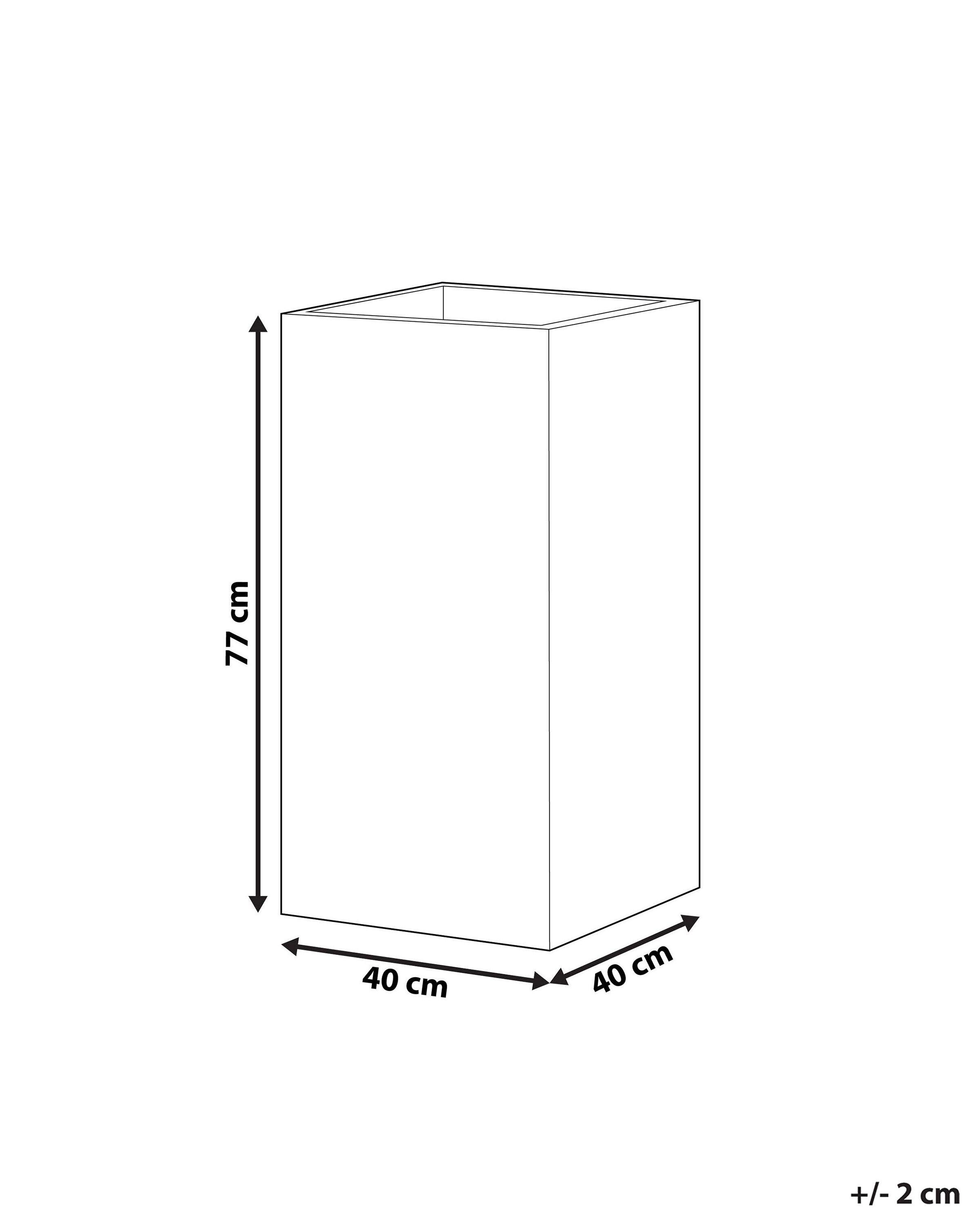 Beliani Cache-pot en Fibre d'argile Traditionnel DION  