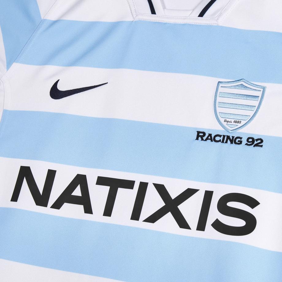 NIKE Camicia da Rugby a Strisce con Stemma  