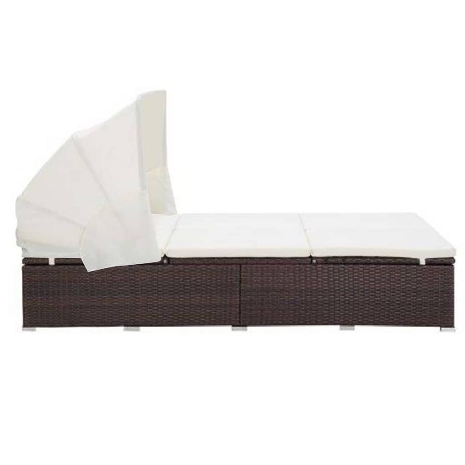 VidaXL lettino Polirattan  