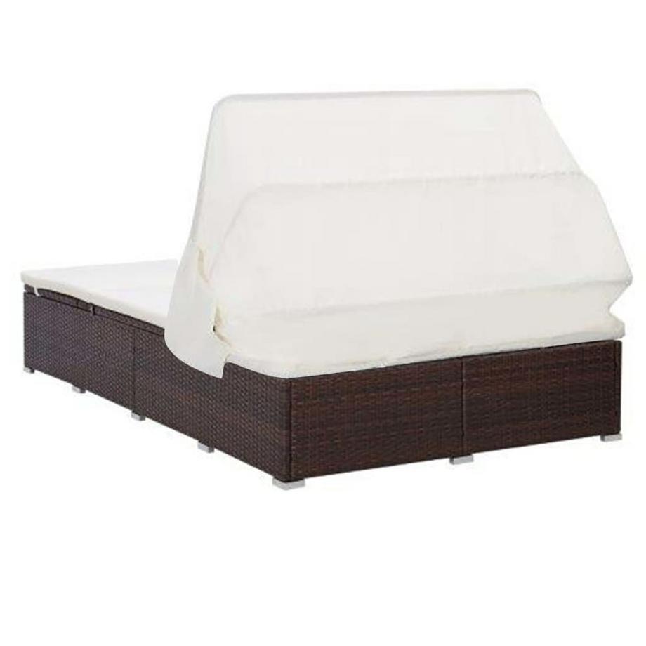 VidaXL lettino Polirattan  
