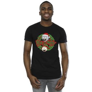 Rick And Morty Rick and Morty Weihnachtskranz T-Shirt  