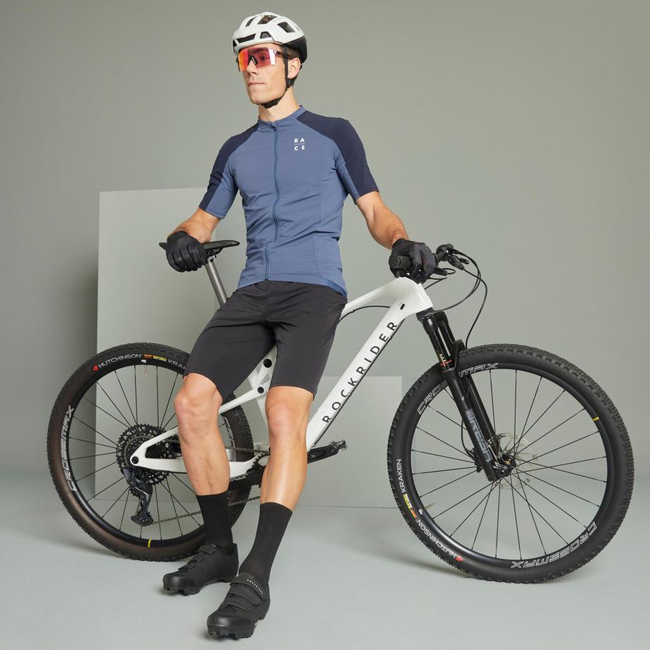 ROCKRIDER  Maglia maniche corte uomo - cross country poliestere 
