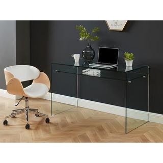Vente-unique Bureau STILEOS 1 niche Verre trempé  