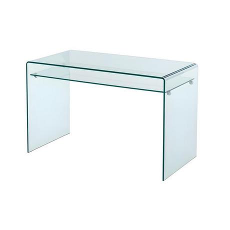 Vente-unique Bureau STILEOS 1 niche Verre trempé  