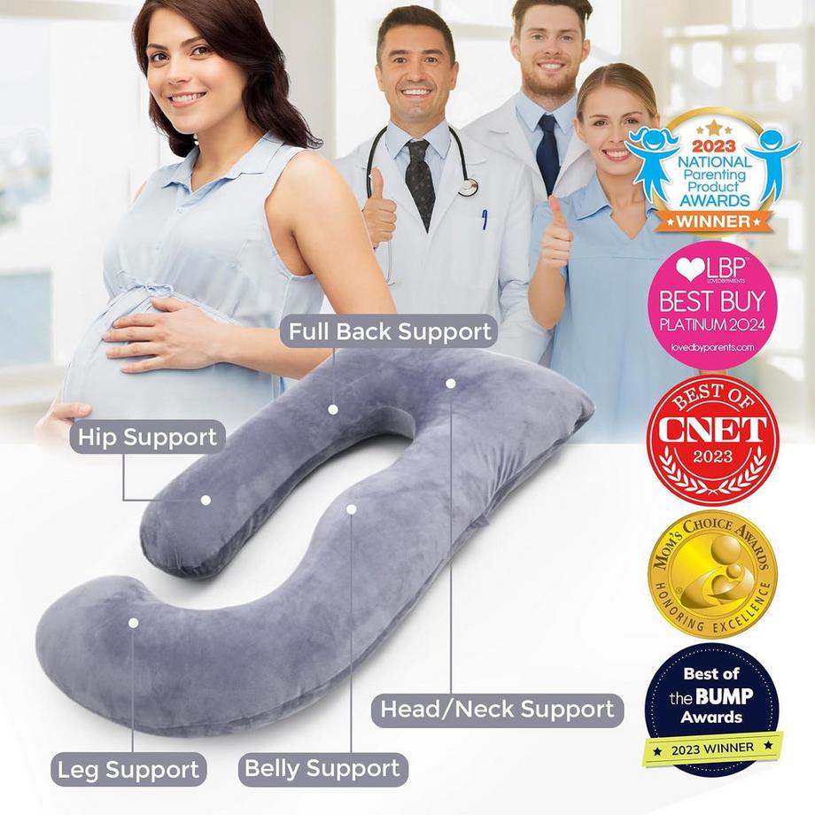 Momcozy U-förmiges Schwangerschaftskissen  