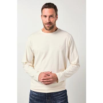 T-shirt manches longues et col rond, ventre confort, collection Basic - jusqu'au 8 XL