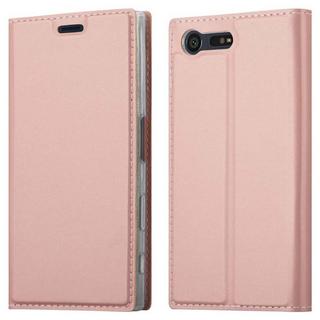 Cadorabo  Housse compatible avec Sony Xperia X COMPACT - Coque de protection avec fermeture magnétique, fonction de support et compartiment pour carte 