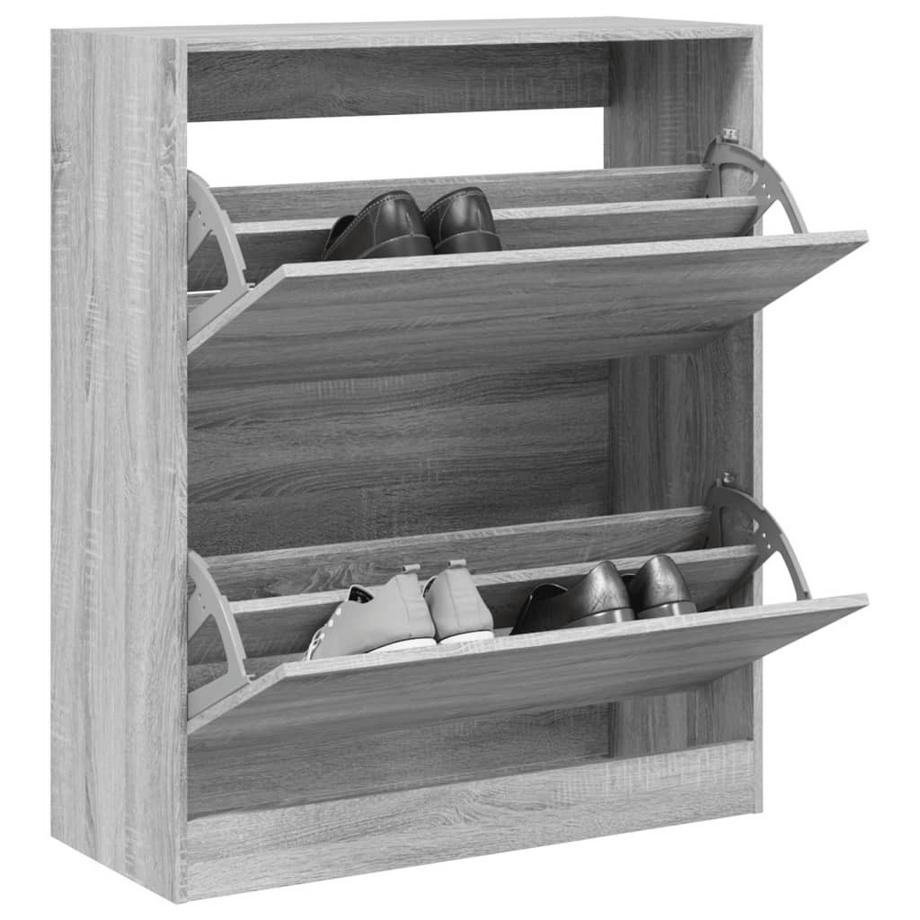 VidaXL Armoire à chaussures bois d'ingénierie  