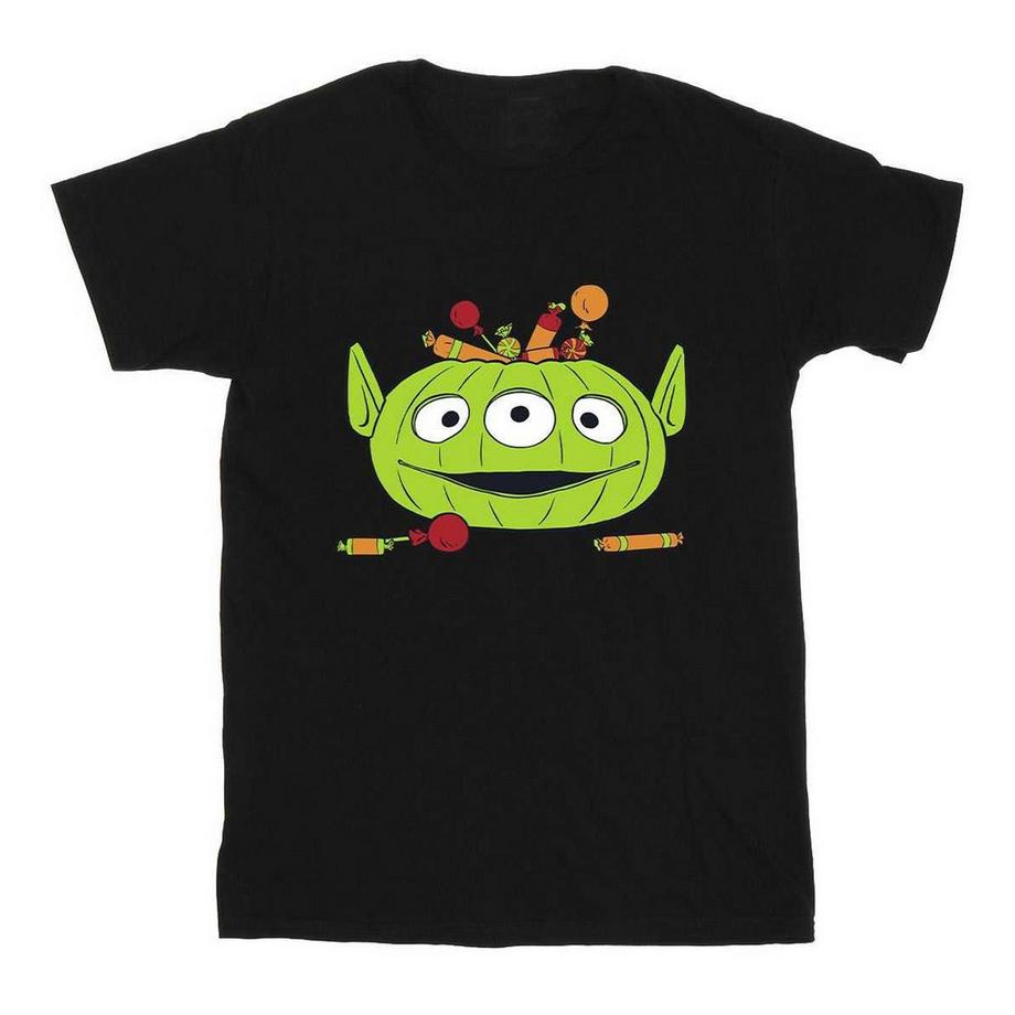 Alien Pumpkin Basket T-Shirt