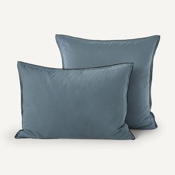 Taie d'oreiller en voile de coton lavé