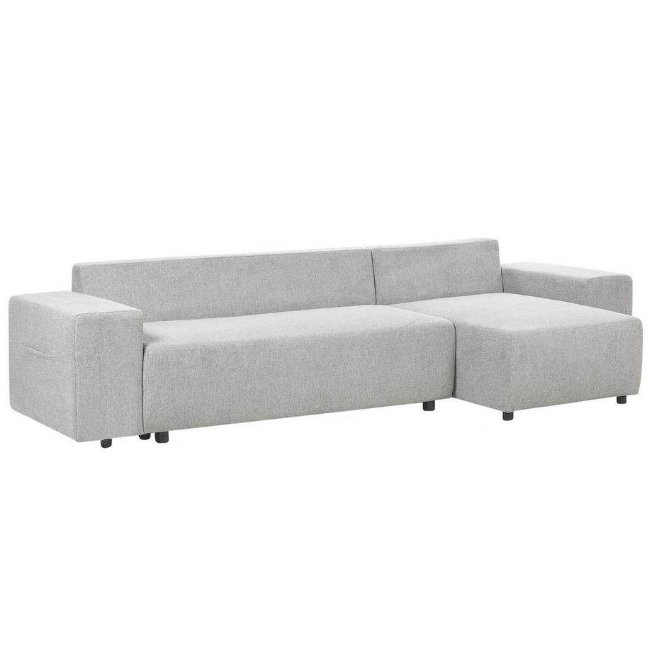 Beliani Ecksofa aus Stoff Modern LUSPA  