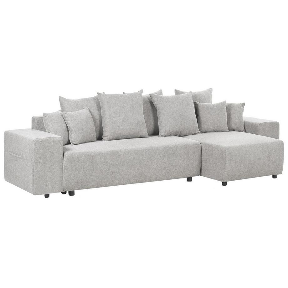 Beliani Ecksofa aus Stoff Modern LUSPA  
