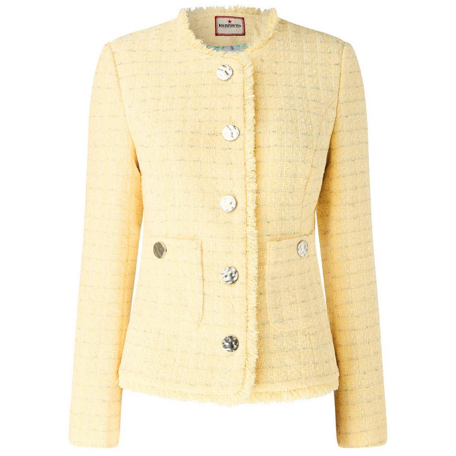 Joe Browns Gefütterte Boucléjacke mit Fransenkanten  