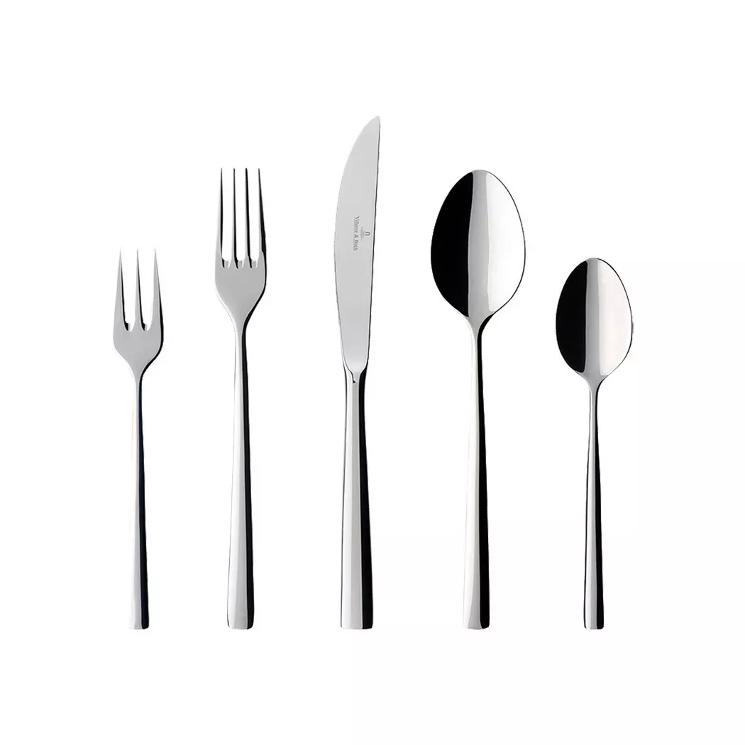 Villeroy & Boch Besteck-Set "Tafelbesteck Piemont 30er Set silber"