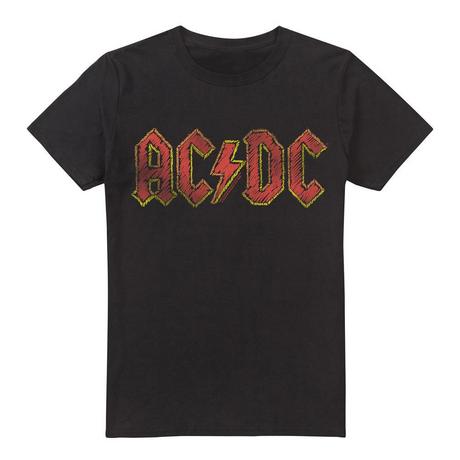 AC/DC ACDC Bedrucktes Kurzarm T-Shirt  