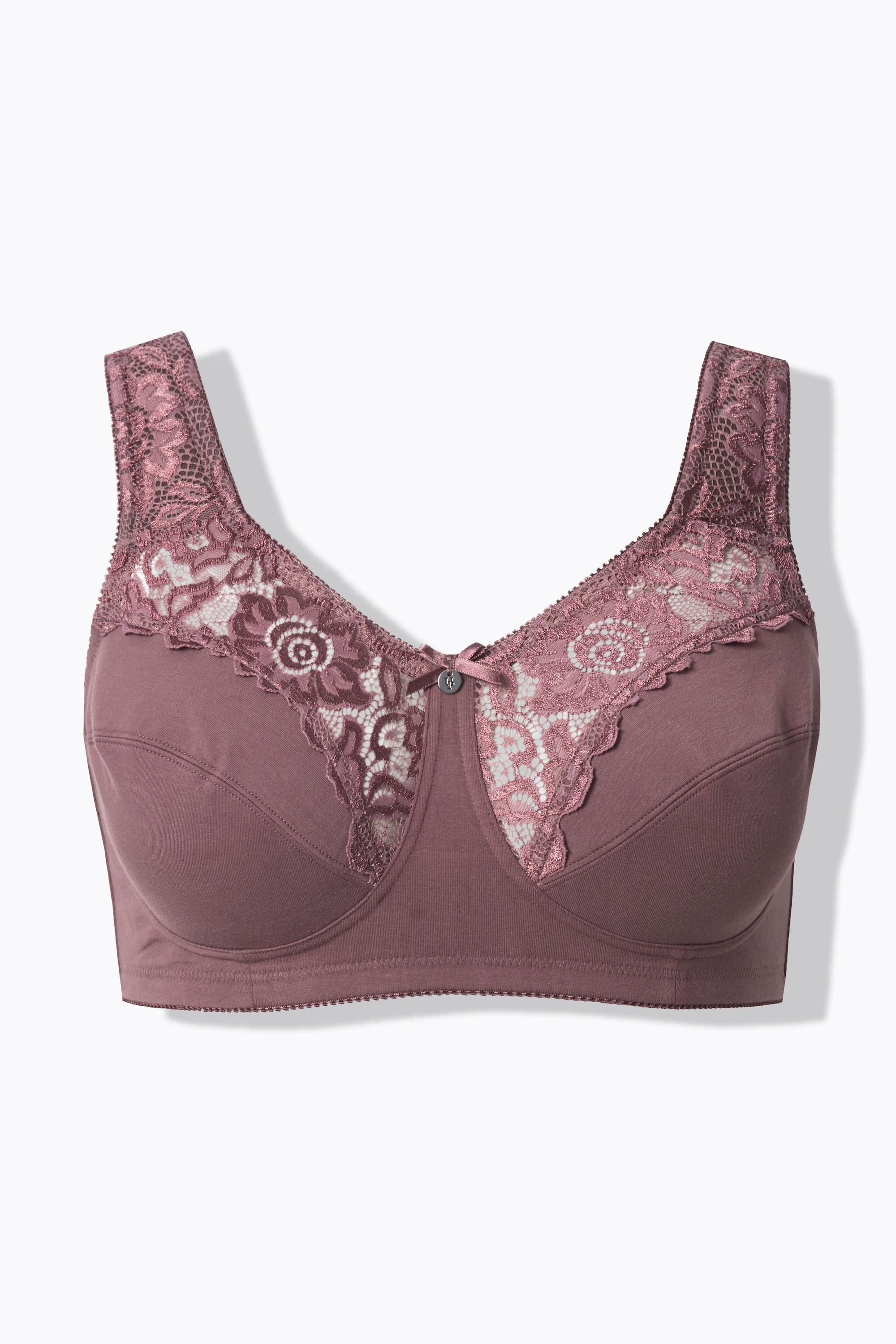 Ulla Popken Soutien-gorge de maintien Kelly Dentelle sans armatures  