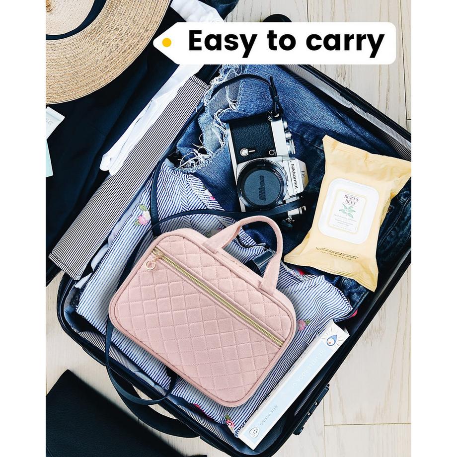 Only-bags.store  Trousse de toilette waterproof cosmetic bag large with 360° swivel 