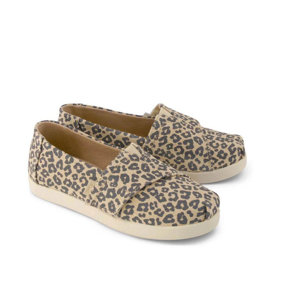 TOMS Espadrilles imprimé léopard pour fille  