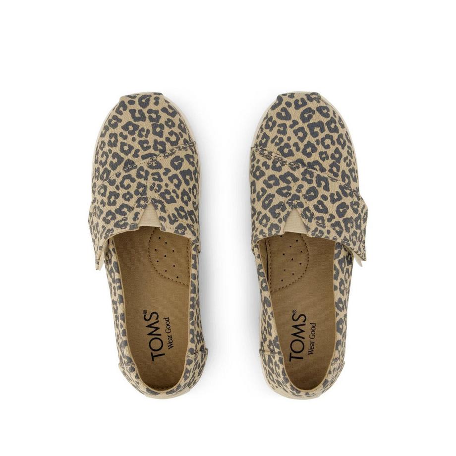 TOMS Espadrilles imprimé léopard pour fille  