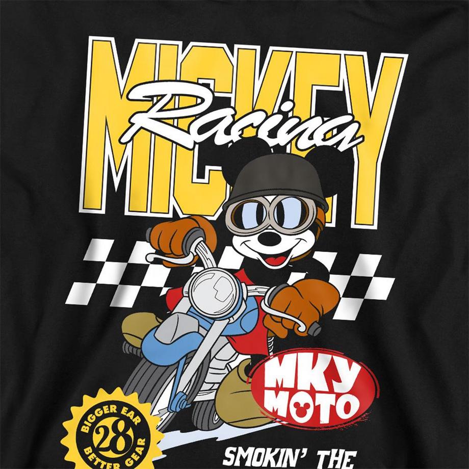 MICKEY MOUSE  Bike Racing Kapuzenpullover, Meliert 