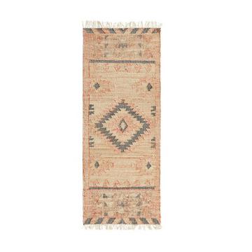 Tapis de couloir kilim effet used