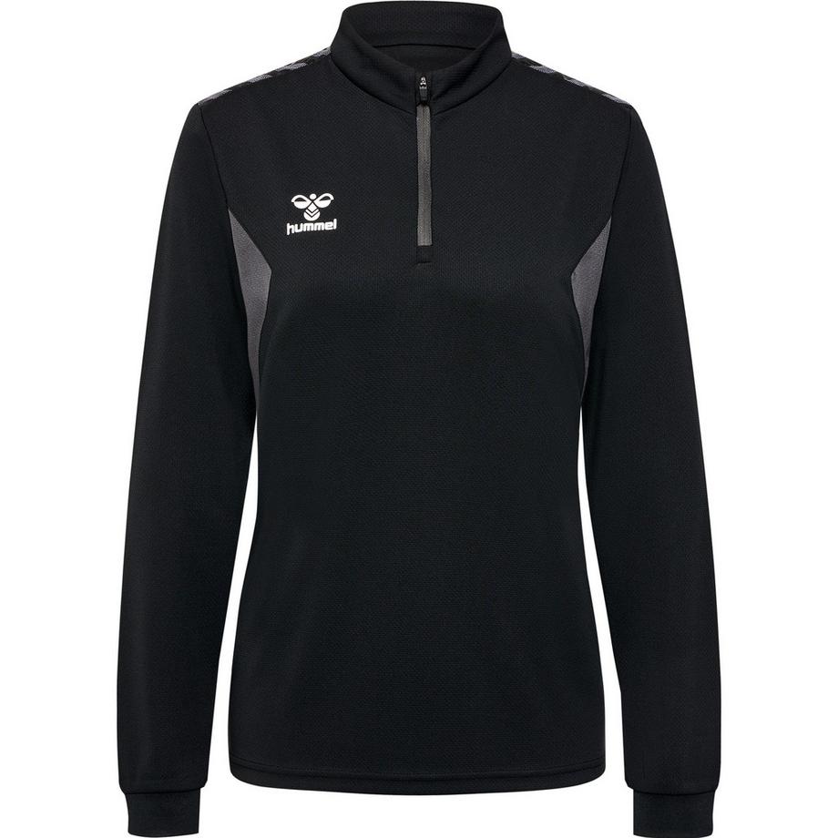 trainingjacke mit halbem reißverchlu damen authentic