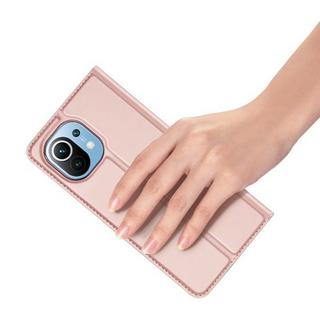 DuxDucis  Xiaomi Mi 11 - Dux Ducis - Etui Flip Folio en cuir rosé 