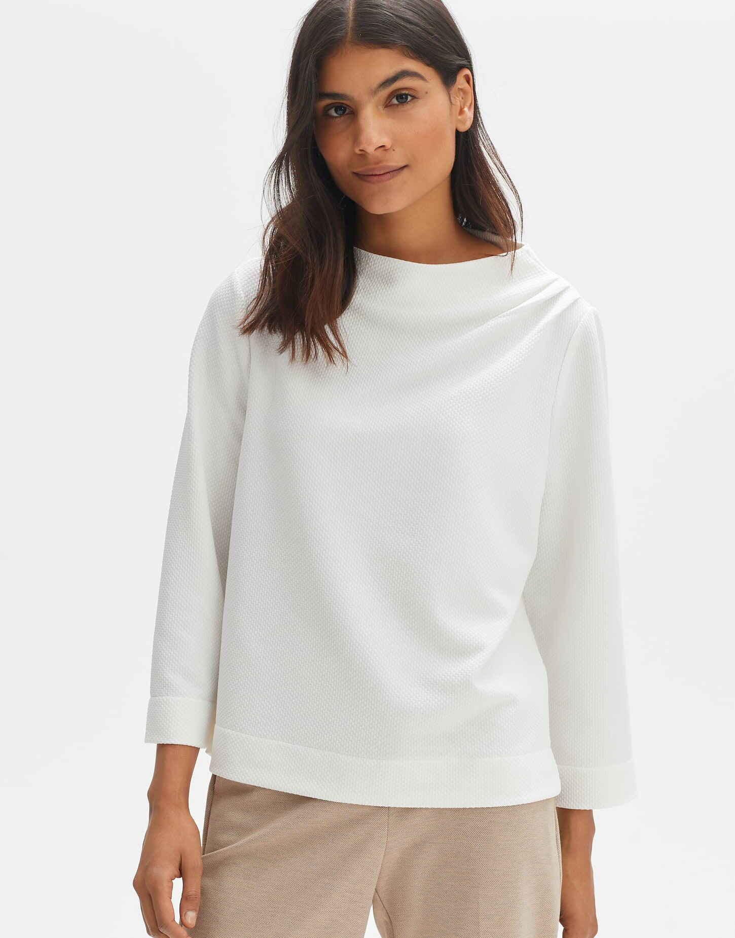 OPUS  Sweatshirt Goldiny Gerade 