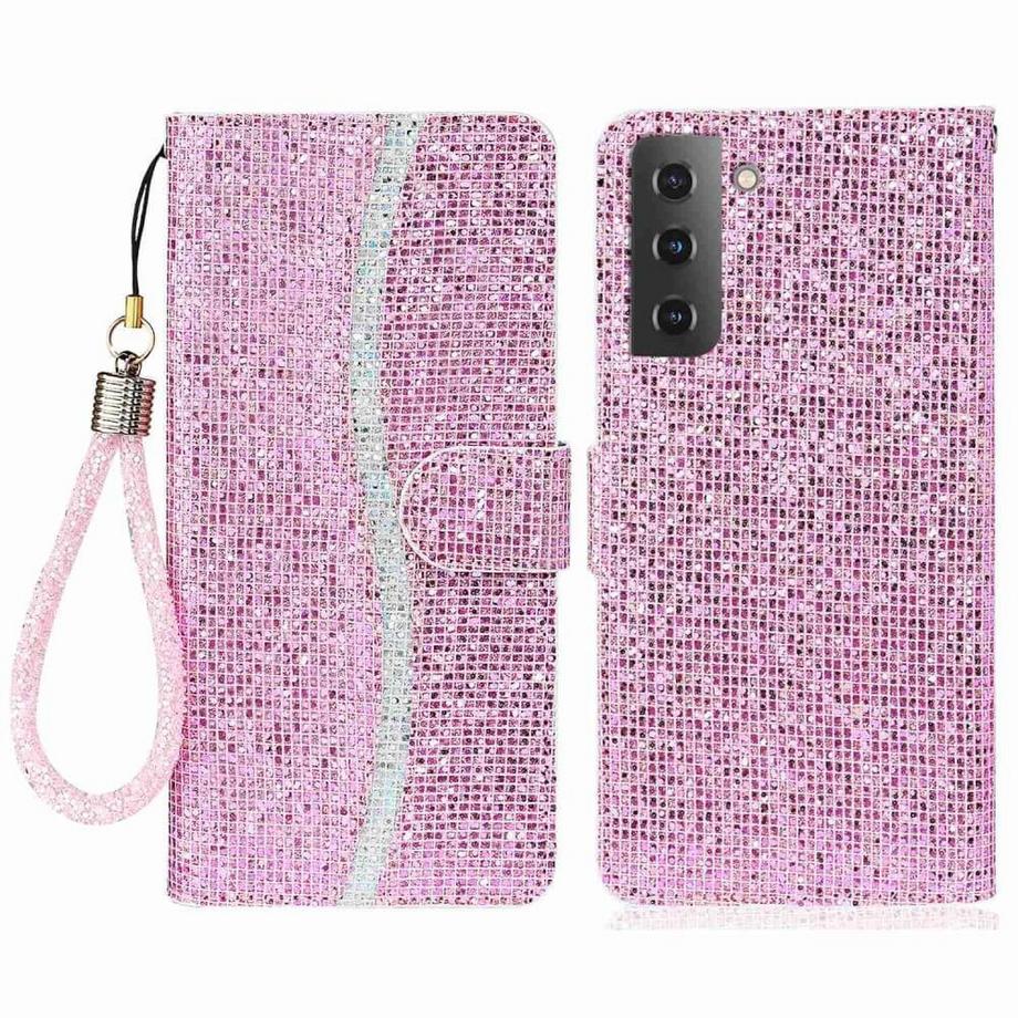 Cover-Discount  Galaxy S23+ - Custodia In Pelle Glitterata 