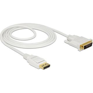 DeLock  DeLOCK 83814 cavo e adattatore video 2 m DisplayPort DVI Bianco 