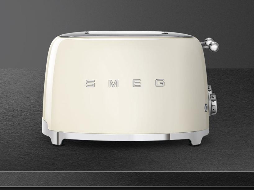 SMEG 4-Scheiben Toaster TSF03 -creme  