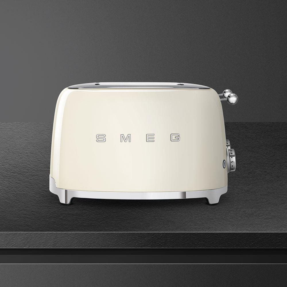 SMEG 4-Scheiben Toaster TSF03 -creme  