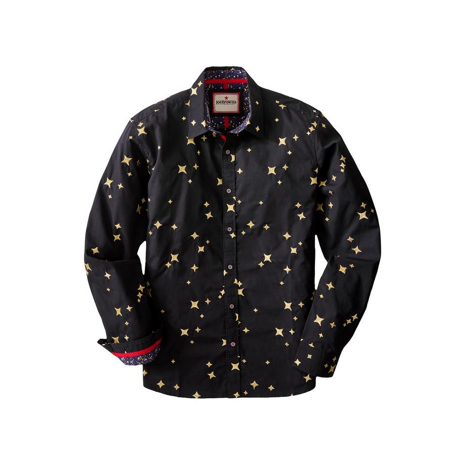 Joe Browns Hemd mit Sternen-Stickerei  