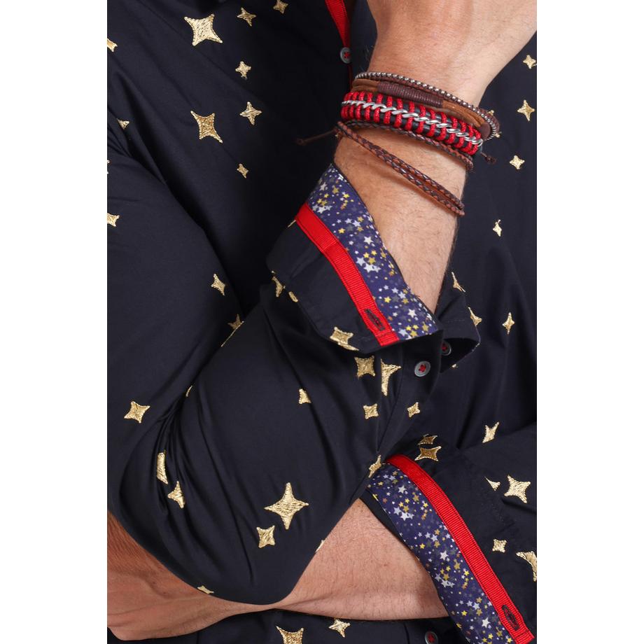 Joe Browns Hemd mit Sternen-Stickerei  