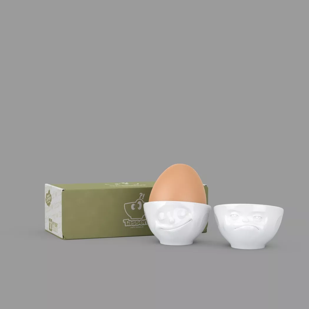 Duo de Coquetiers 'Humeur' Heureux Boudeur