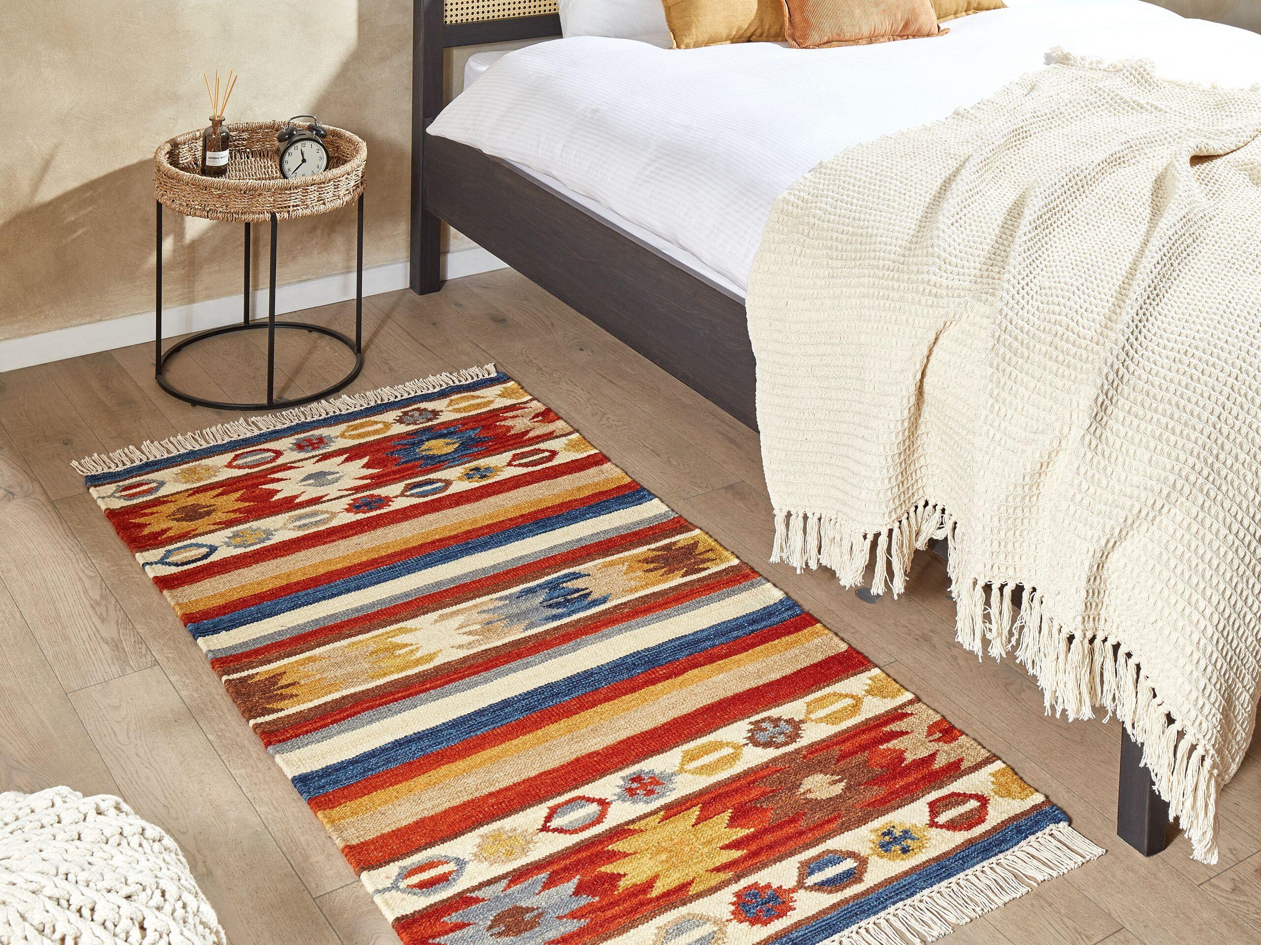 Beliani Tapis en Laine Boho JRARAT  