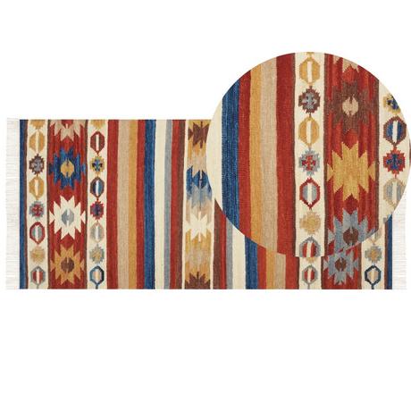 Beliani Tapis en Laine Boho JRARAT  