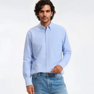 La Redoute Collections Oxfordhemd Button-Down-Kragen  