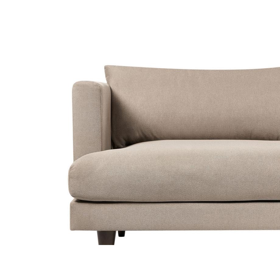 Beliani Canapé 3 places en Tissu Minimaliste JARPEN  