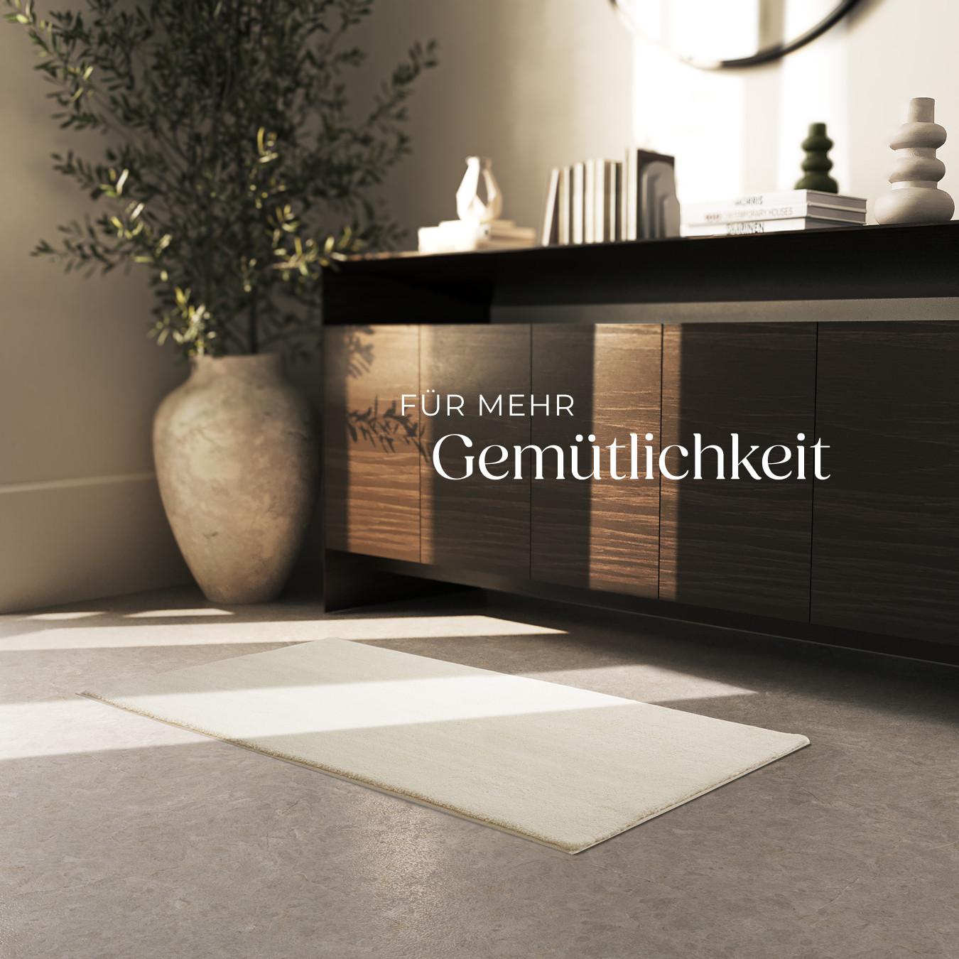 Tectake Tappeto a pelo corto Soft Zone Diverse misure e colori  